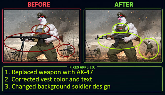 fix and enhance ai generated images