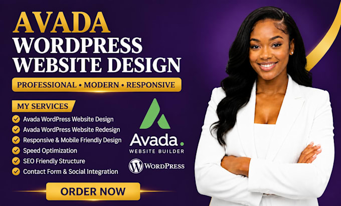 develop avada wordpress website, customize avada theme design avada website