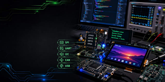 program embedded linux fpga, stm32, nrf, microcontroller for mipi dsi panel