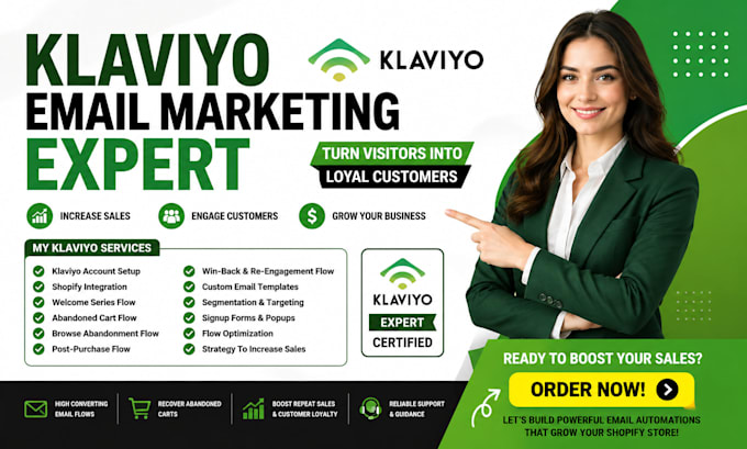 create klaviyo flows for your shopify store