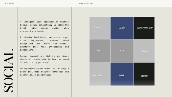 a visual identity and aesthetic brand guide
