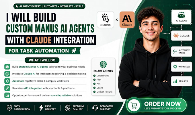 build manus ai agents with claude integration for task automation