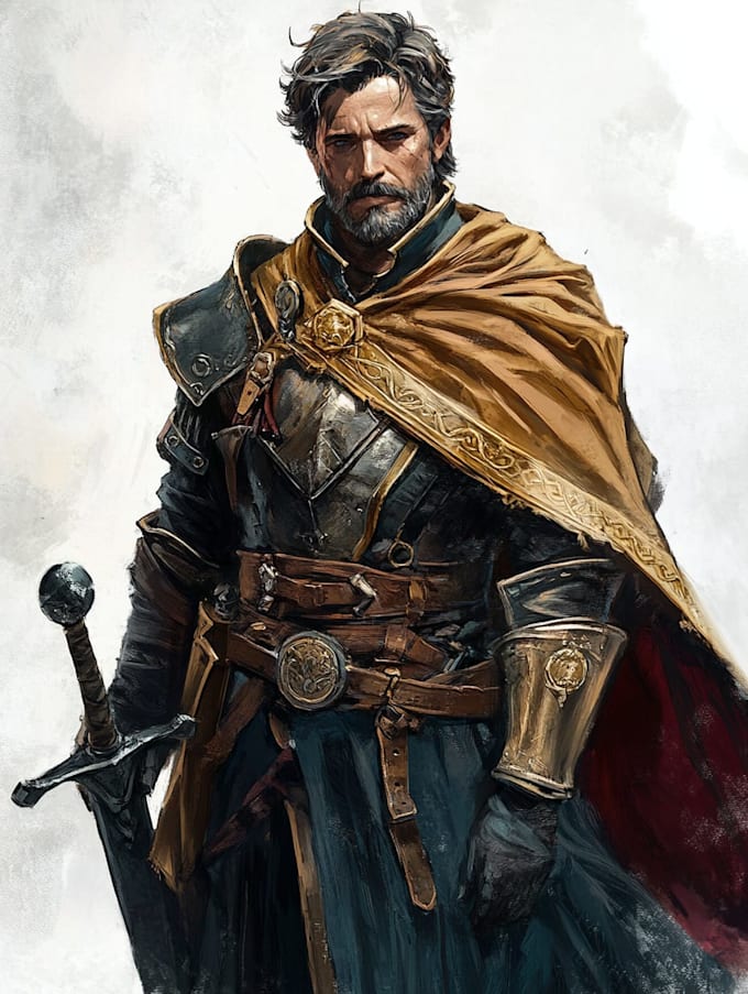 fantasy dnd character illustration
