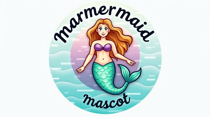 design a professional mermaid mascot logo