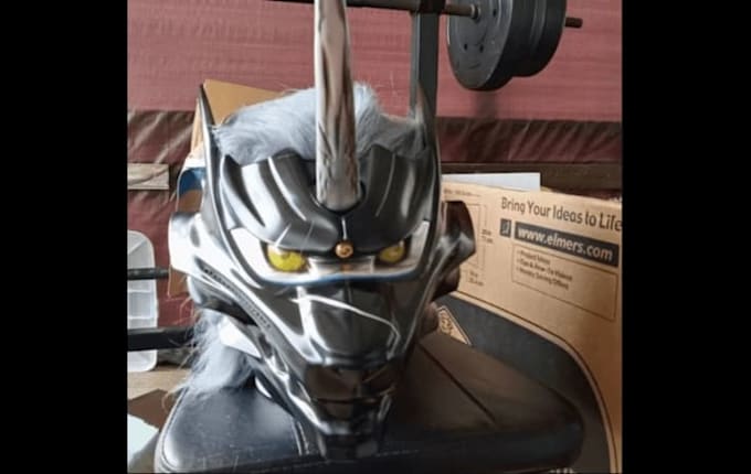 do 3d cosplay creation, props, armor, halloween mask, helmet, 3d printable mode