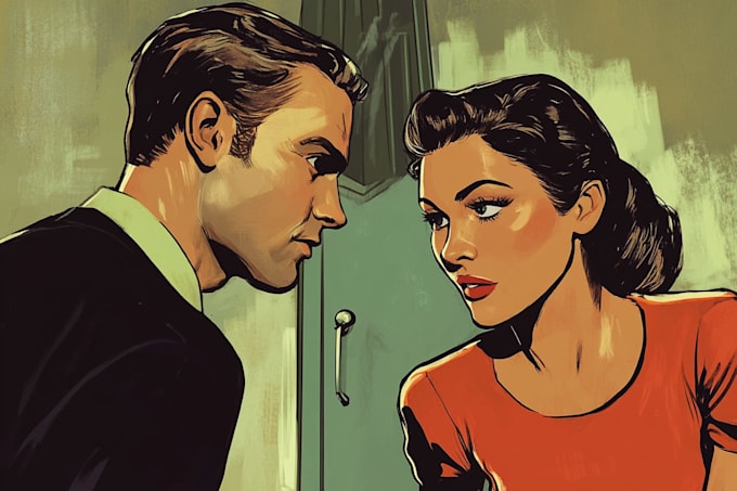design comic book illustration, comic illustration