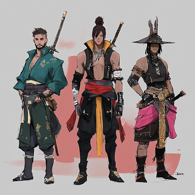 fantasy character art and fantasy character art