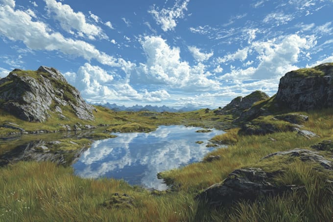 professional realistic digital landscapes for any project