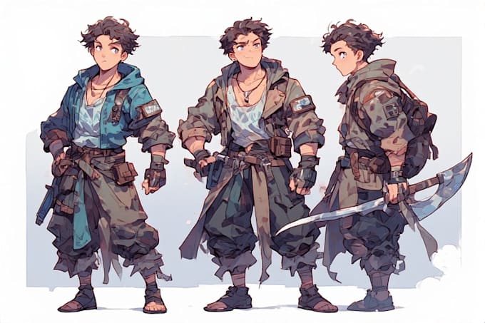 draw custom nft character collection art for you