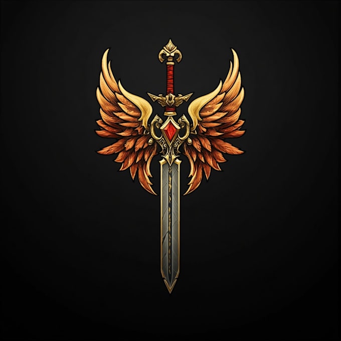 medieval, fantasy, rpg logo