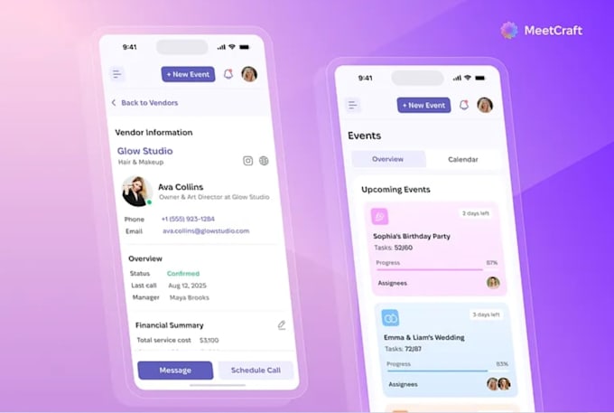 develop event app, event booking app, event management app, event planning app