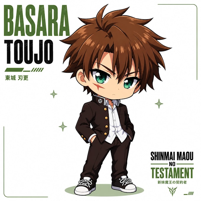create cute chibi anime pfp, avatar or emote