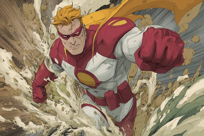 draw special comic illustration or graphic novel