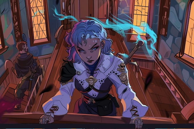 draw your dungeons and dragons character