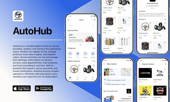 build mobile app development app developer flutter react native ai app creation