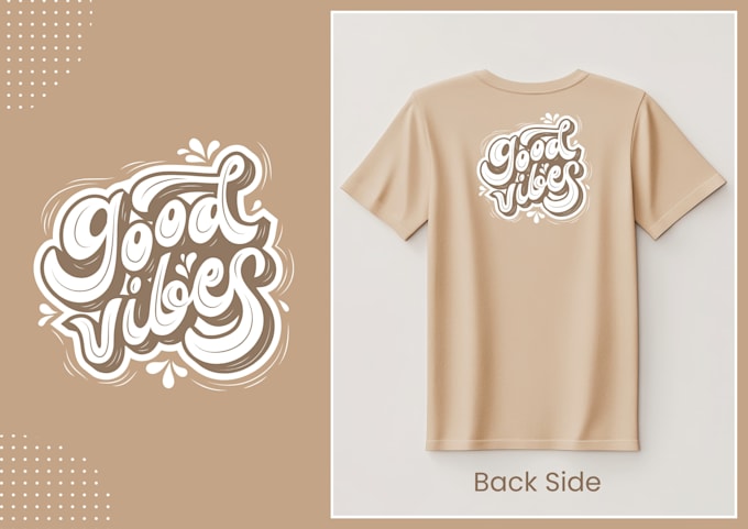 create custom t shirt design and typography tshirt artwork