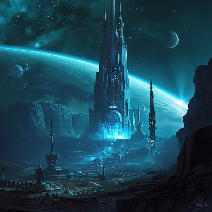 sci fi illustration and sci fi art