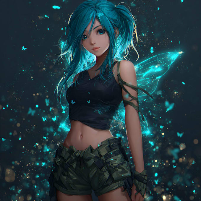 do anime art for you