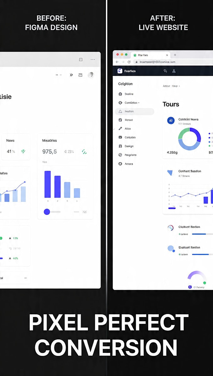 convert figma to responsive react next js with tailwind CSS