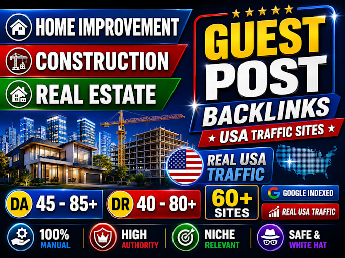 do home, construction, and real estate guest posts