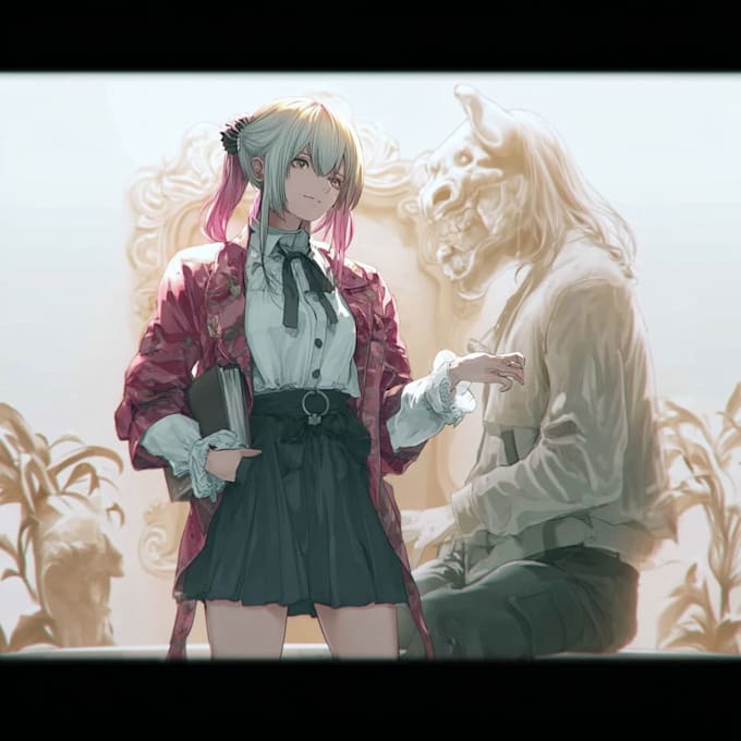 create anime fan art portrait detailed