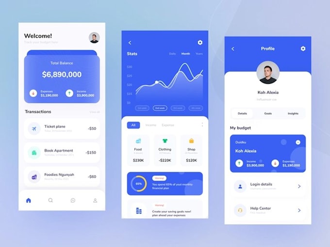 develop a fintech app, crypto wallet, banking or payment app