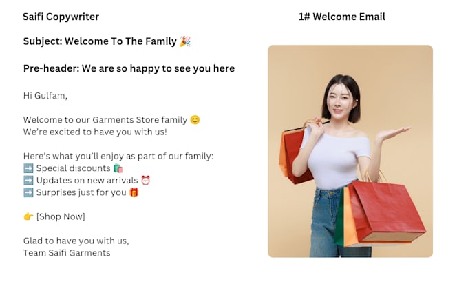 write ecommerce email copy for your store that increases sales