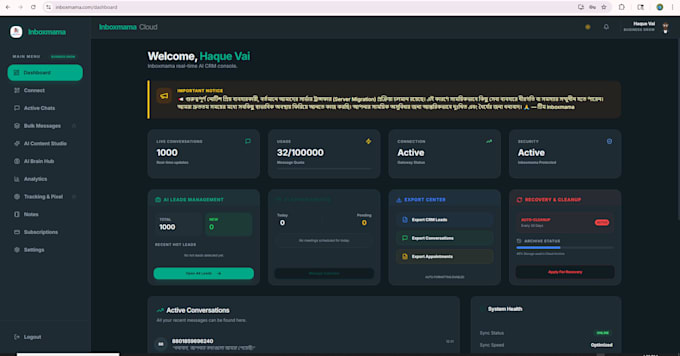 build ai powered website and web application
