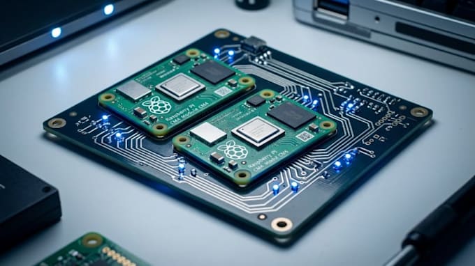 develop embedded linux ble iot firmware raspberry pi cm4 cm5 pcb systems