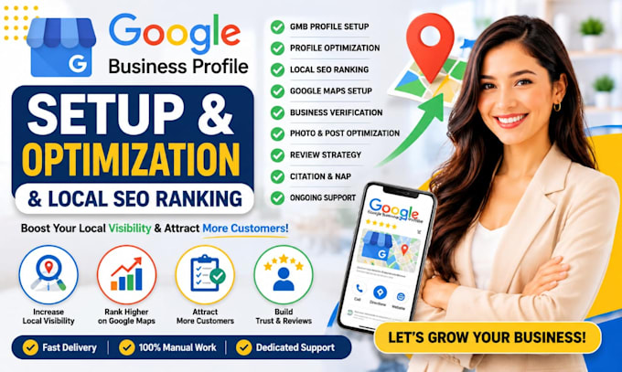 google business profile setup gmb optimization and local ranking