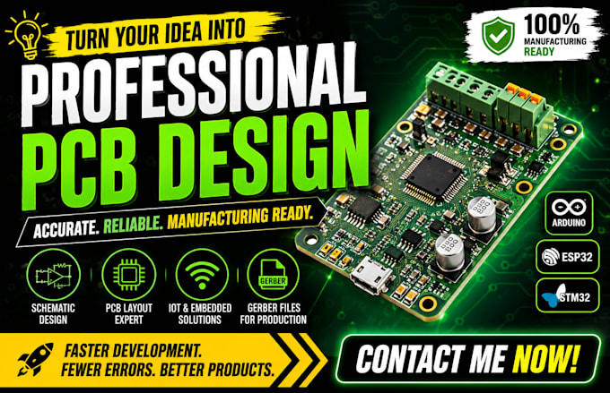 pcb design, circuit schematic, embedded hardware development