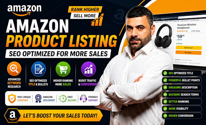 amazon product listing amazon seo amazon product upload amazon store listing