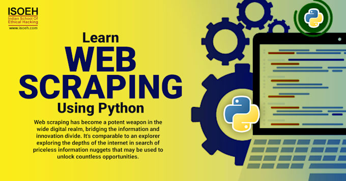 do python web scraping, data scraping, data extraction and data mining