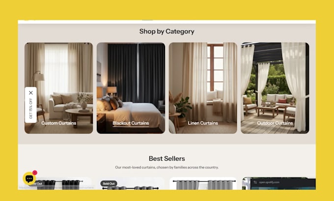 build curtain and blind website window treatment home decor interior decor store
