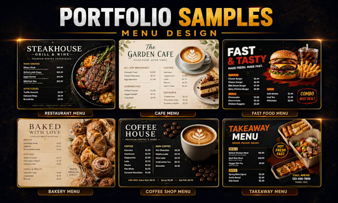 create restaurant menu design, food menu, and cafe menu