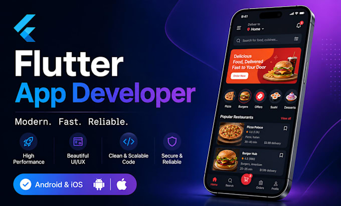 build a flutter ecommerce app for android and ios