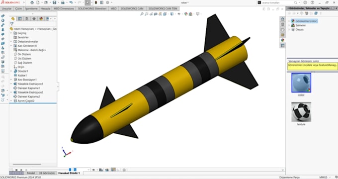 do solidworks and creo assignments and 3d modeling projects