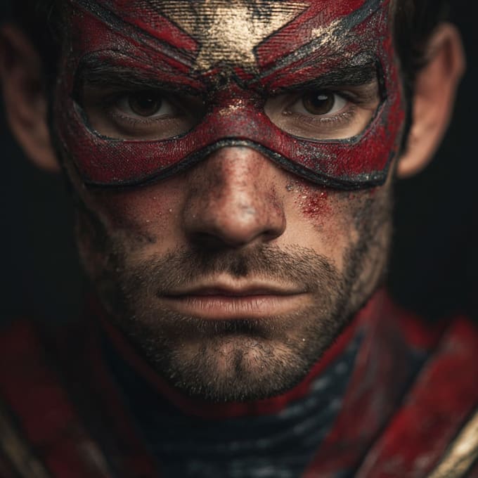 make personalized superhero portrait gift for kids