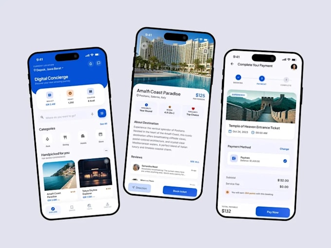 build custom luxury concierge service app, errands app, service providers app