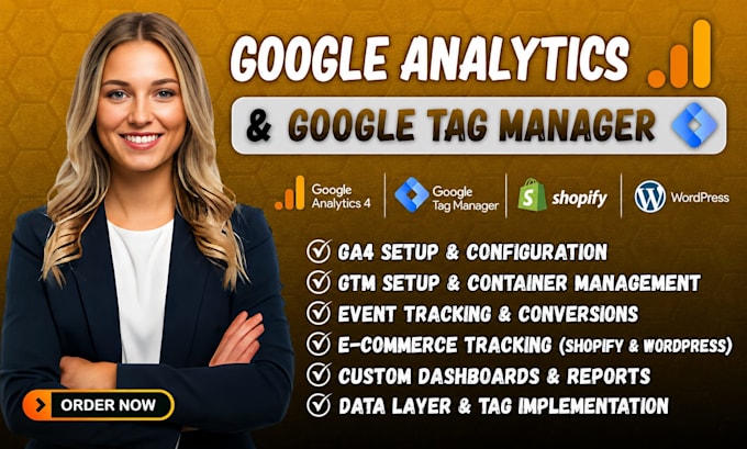 setup google analytics 4, tag manager, conversion tracking, ga 4 setup