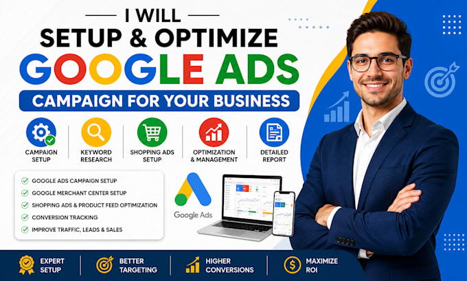 setup and optimize google ads campaign for your business