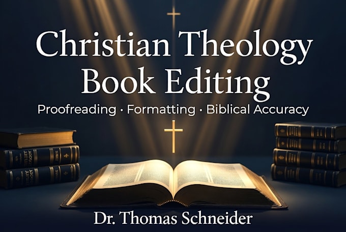 edit and proofread your christian theology or  devotional book biblical studies