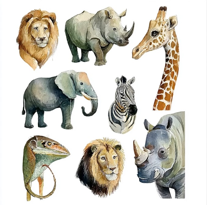 create realistic animal illustration