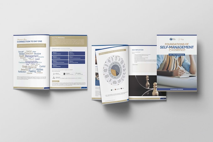 professionally design your workbook, PDF guide, journal, or manual