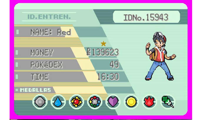 design pokémon game UI, battle hud, menu and pixel interface