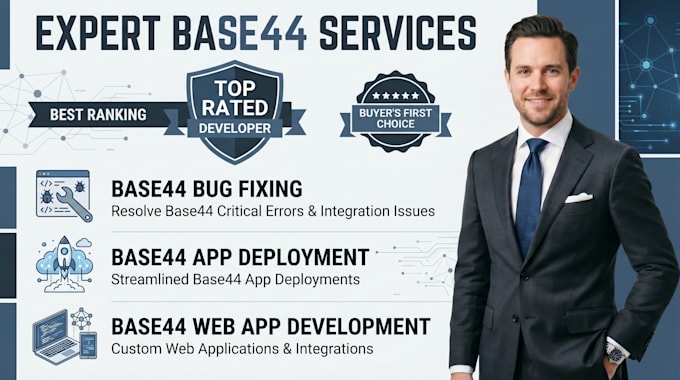 base44 expert base44 bug fixing base44 app deployment base44 app web app base44