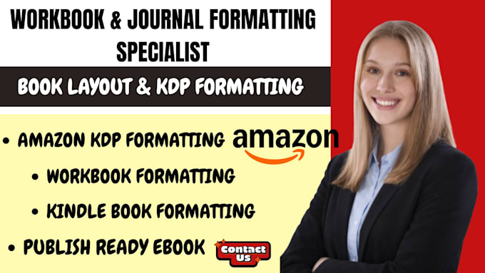 do flawless kindle book formatting and paperback layout for amazon KDP fast