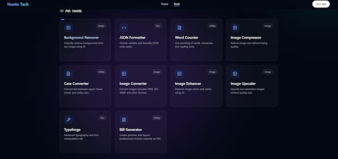 design and develop fully functional websites
