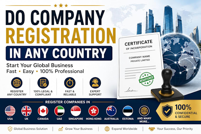 do company registration in any country