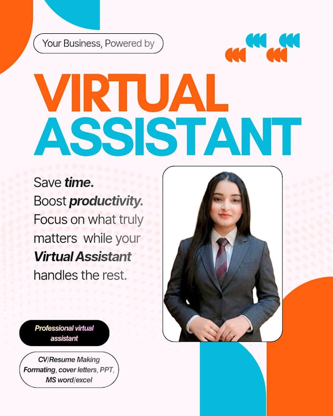 be your virtual assistant for typing,  CV  formatting and data entry